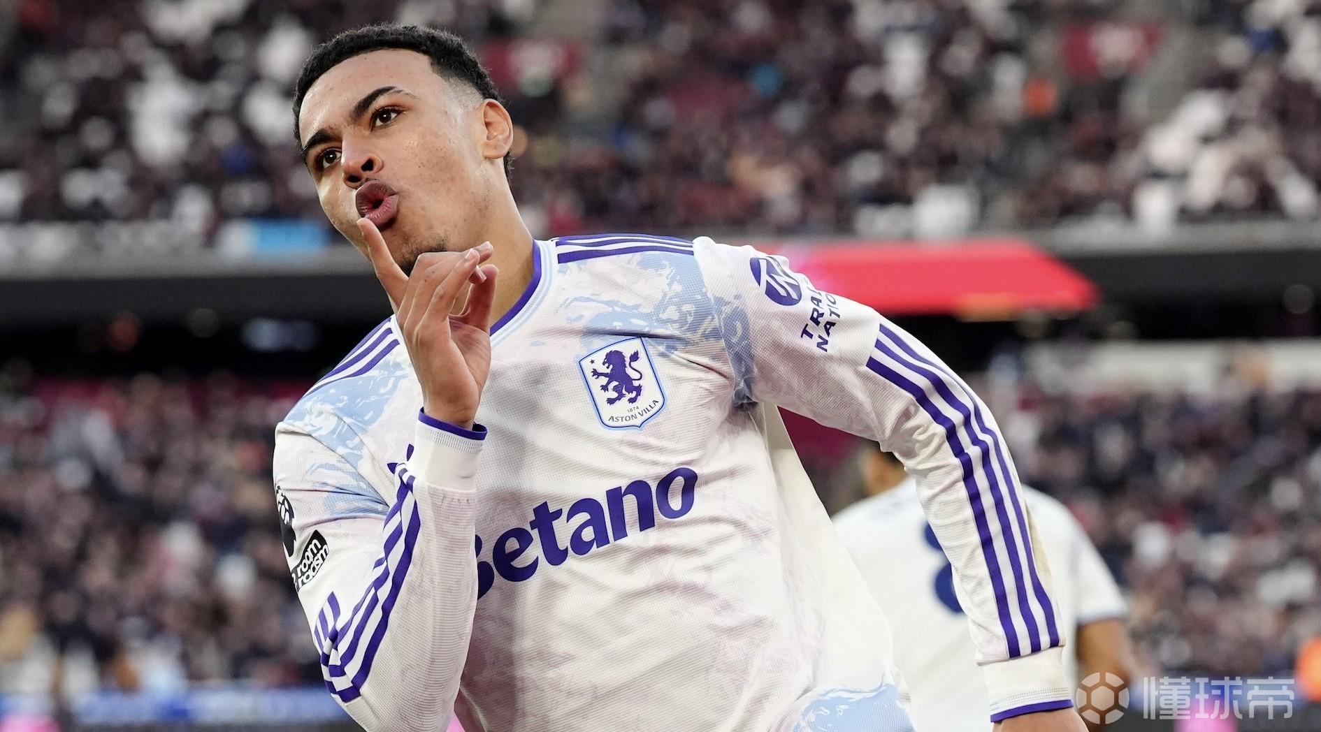 泰晤士：阿森纳、曼联和切尔西重燃对摩根-罗杰斯的兴趣