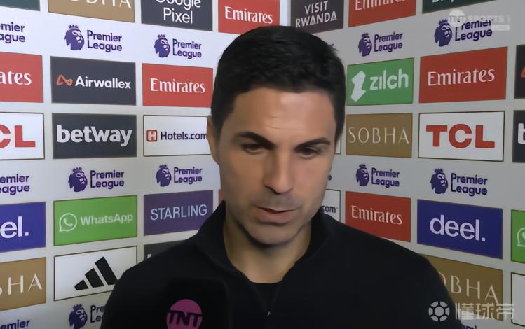 阿尔特塔：厄德高有点小伤，早场比赛一开始就要定下比赛节奏