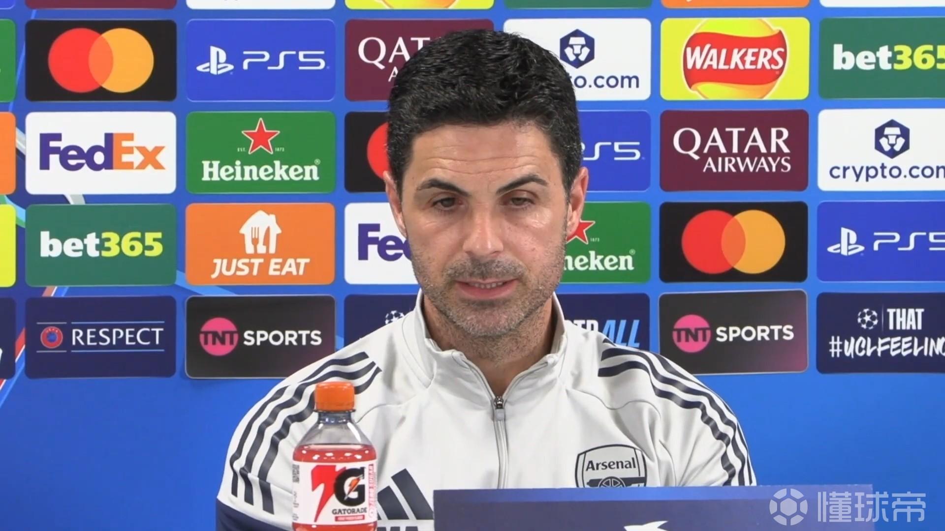 阿尔特塔：阿森纳4月的战绩和曼城相反？有没有太阳你都得赢